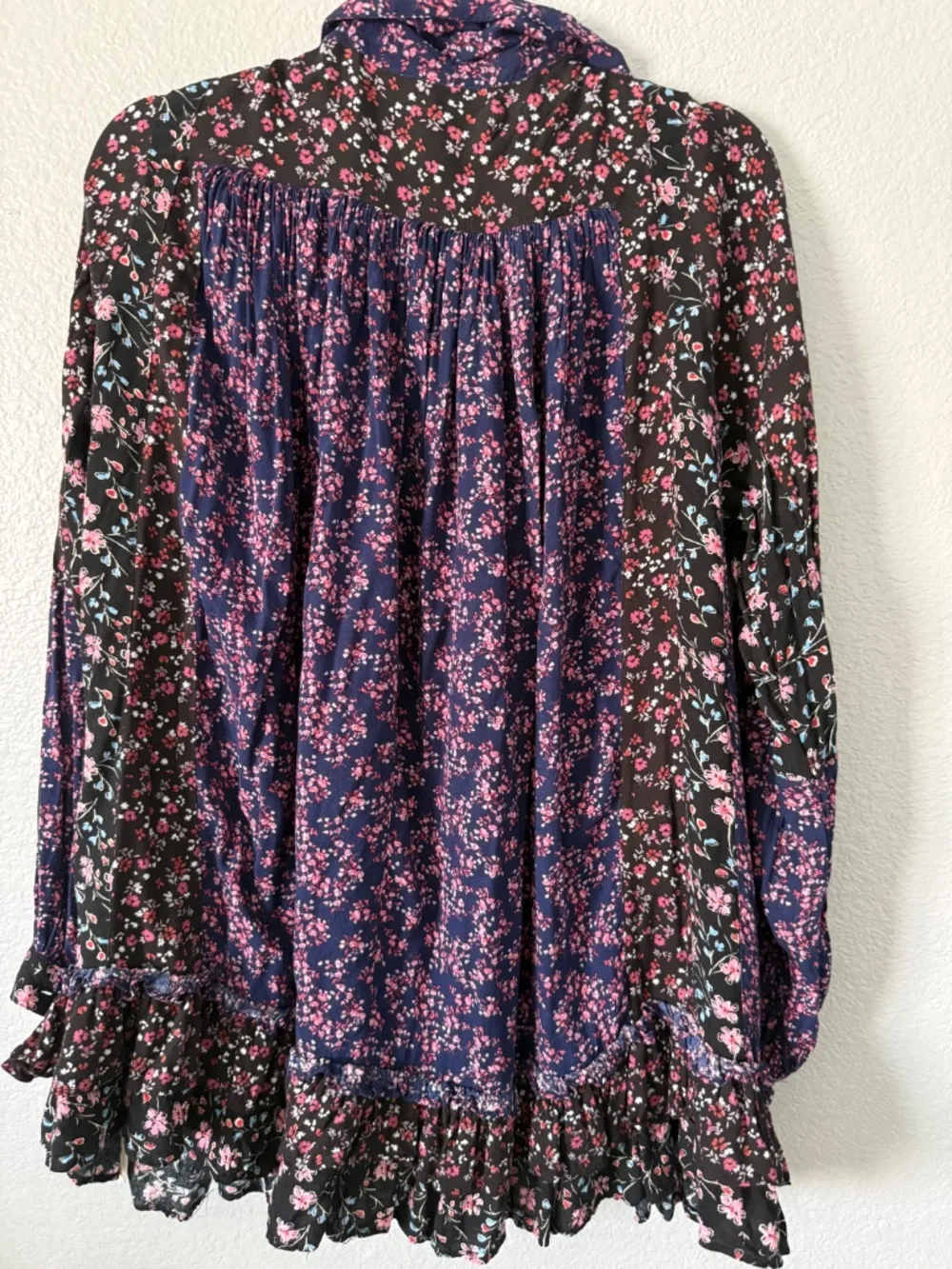 Free People Oversized Long Sleeve Button Up Size XS
